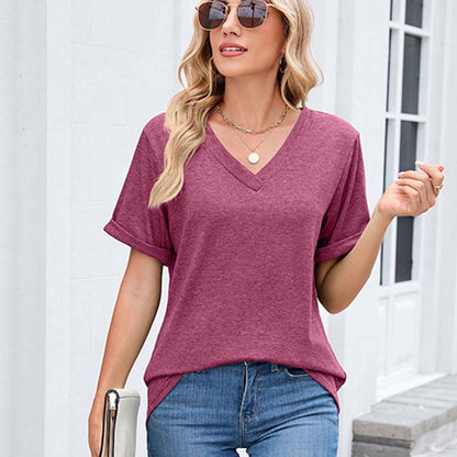 LuxVibe V-Neck Shirt — Fühl dich den ganzen Tag unwiderstehlich frisch und mühelos stylisch