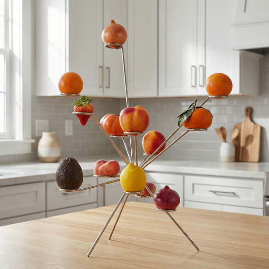 AirVibe FruitRack — Frische pur, die dein Obst strahlen lässt und deine Küche zum Hingucker macht