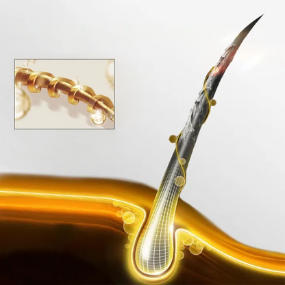 Keratin-Formel — Verwandle strohiges Haar blitzschnell in seidige Traumlocken voller Glanz und Stärke