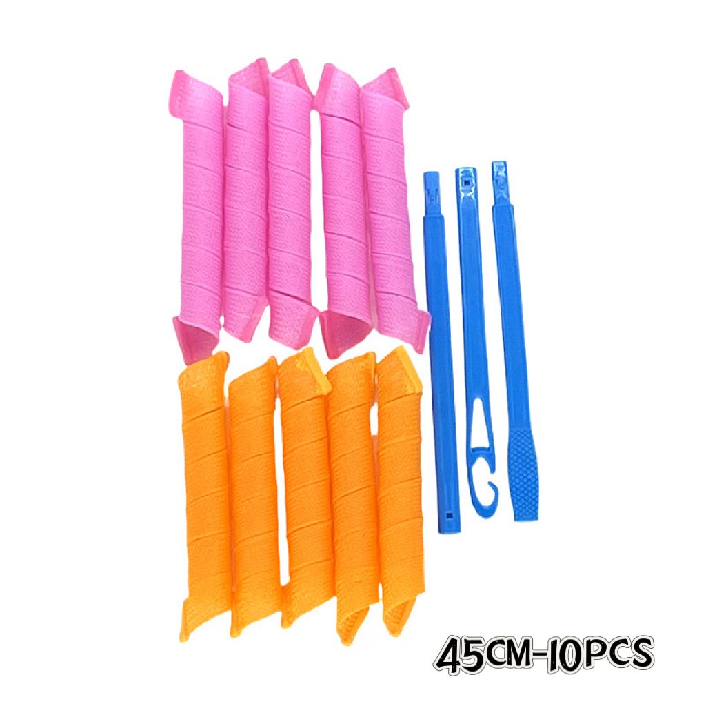 CurvellaCurl™ — Verleiht dir traumhafte Locken voller Leben – ganz ohne Haarschäden! (10 Stück)