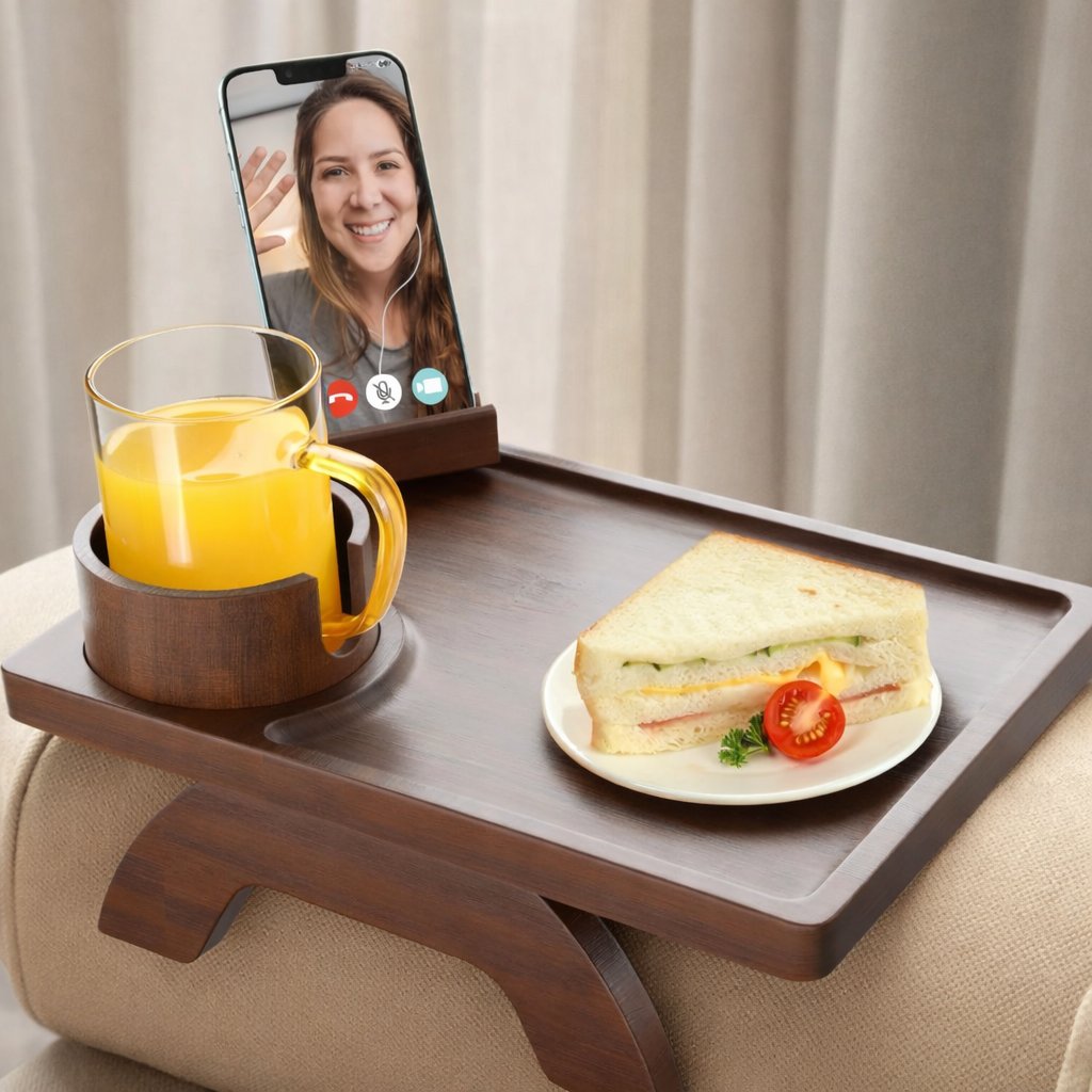 FlexiTray — Deine persönliche Wohlfühloase für entspannten Sofa-Genuss ohne Chaos