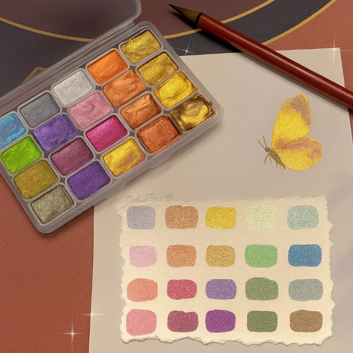 LumaLuxe — Entfessele den magischen Metallic-Glanz, der Deine Kunst lebendig macht!
