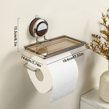 Elm Wood / Toilet Paper Holder — Schnell montiert, bombenfest & stilvoll für dein makelloses Bad!