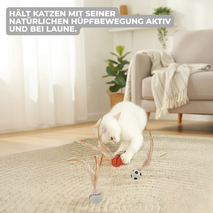 FetherSprint — Entfessle den wilden Jäger in deiner Katze mit lautlosem Spielspaß!