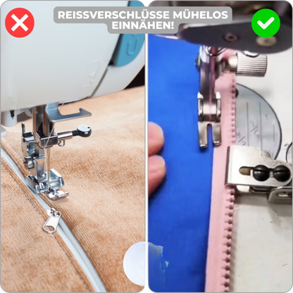 ZipperMaster Pro — Perfekte, faltenfreie Reißverschlüsse für Profi-Nähkunst im Handumdrehen!