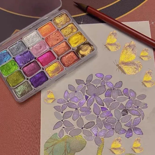 LumaLuxe — Entfessele den magischen Metallic-Glanz, der Deine Kunst lebendig macht!