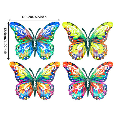 VividWing Metall-Schmetterling Set — Bringe lebendige Farben & Energie in dein Zuhause, die nie verblassen!