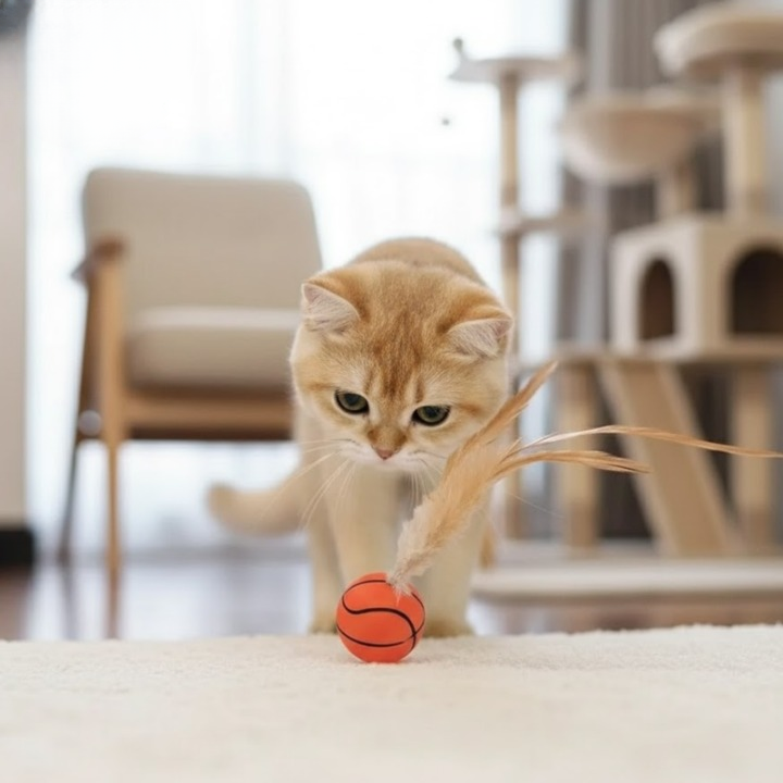 FetherSprint — Entfessle den wilden Jäger in deiner Katze mit lautlosem Spielspaß!