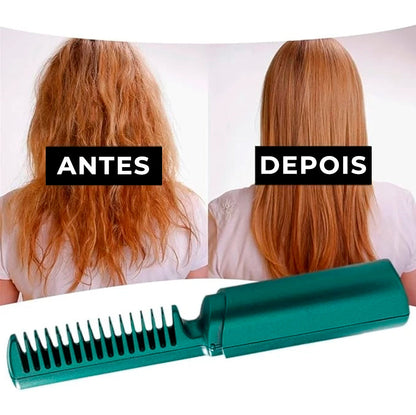 Glatzza™ Mini-Glättbürste — Seidig-glattes Traumhaar in 60 Sekunden, das alle Blicke fesselt!