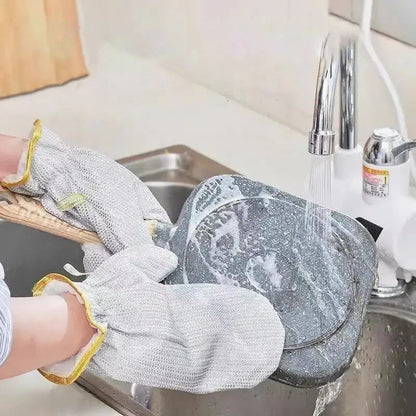 PowerGripPro Handschuhe — Schütze deine Hände trocken, sauber und unaufhaltsam bei jeder Reinigung! (2 Paar)