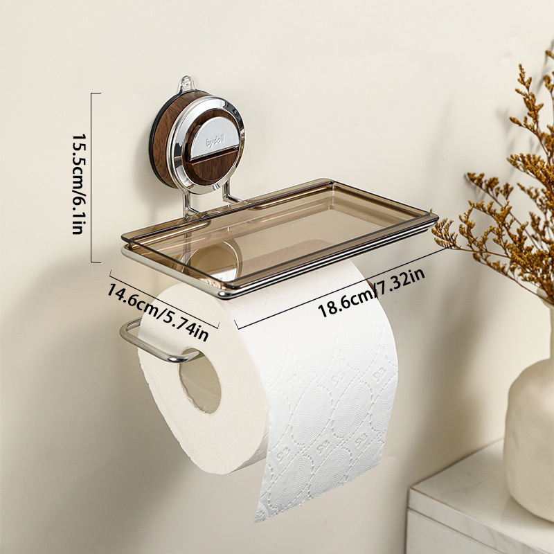 Elm Wood / Toilet Paper Holder — Schnell montiert, bombenfest & stilvoll für dein makelloses Bad!
