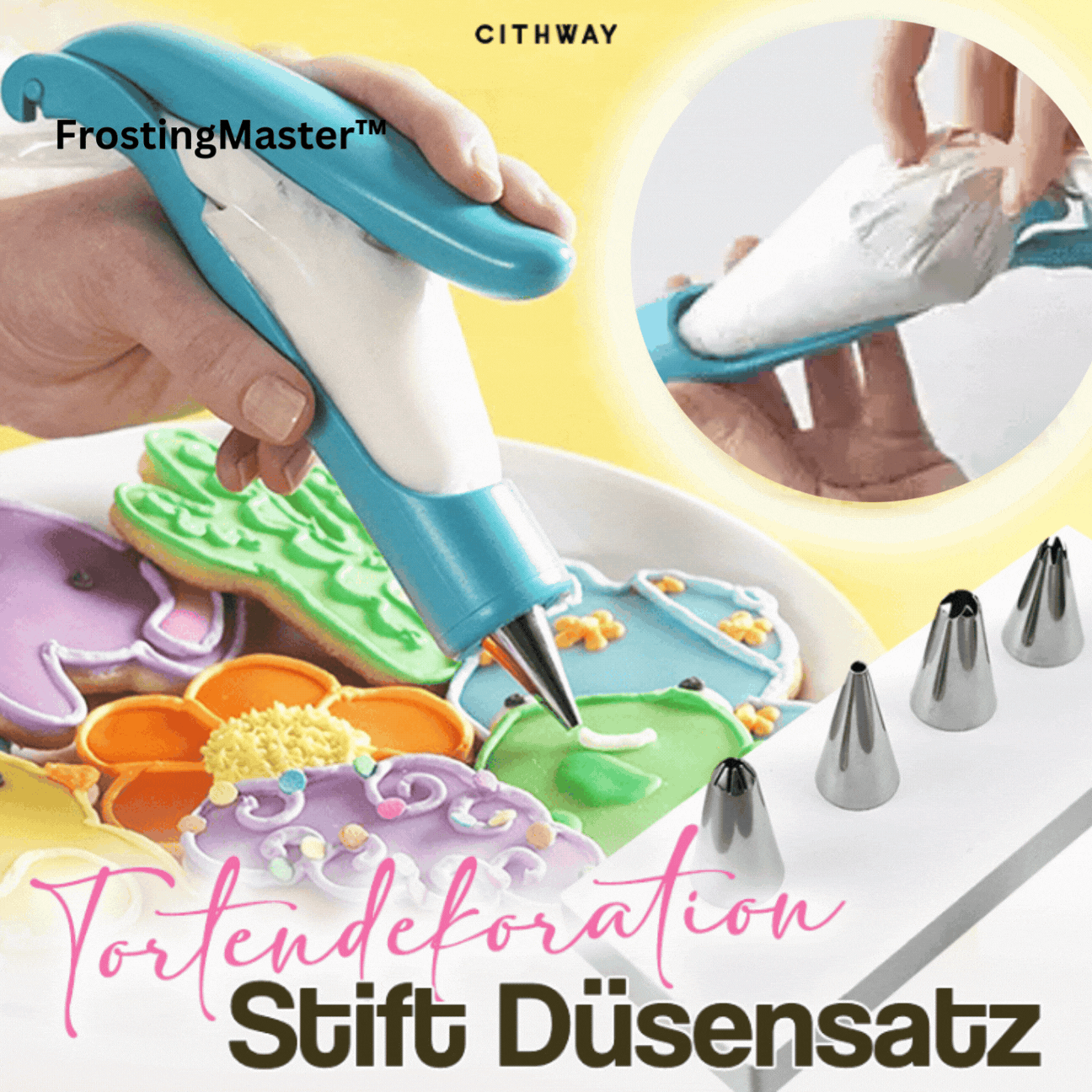 PowerSpritz Pro — Verwandelt jeden Kuchen in ein atemberaubendes Meisterwerk ganz ohne Stress