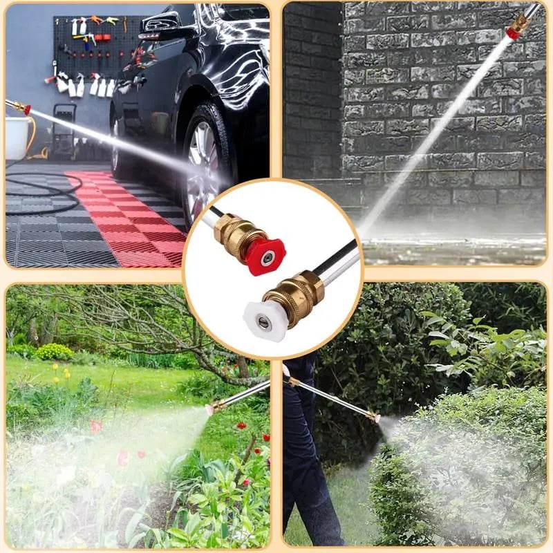 PowerBlast HydroJet — Mach deinen Gartenschlauch zur ultimativen Schmutz-Killer-Waffe für strahlenden Glanz ohne Mühe!