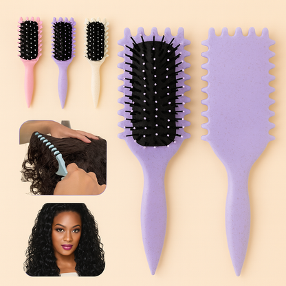 CurlSavvy Styling Brush — Schmerzfrei zu glänzenden, lebendigen Locken, die dich verzaubern