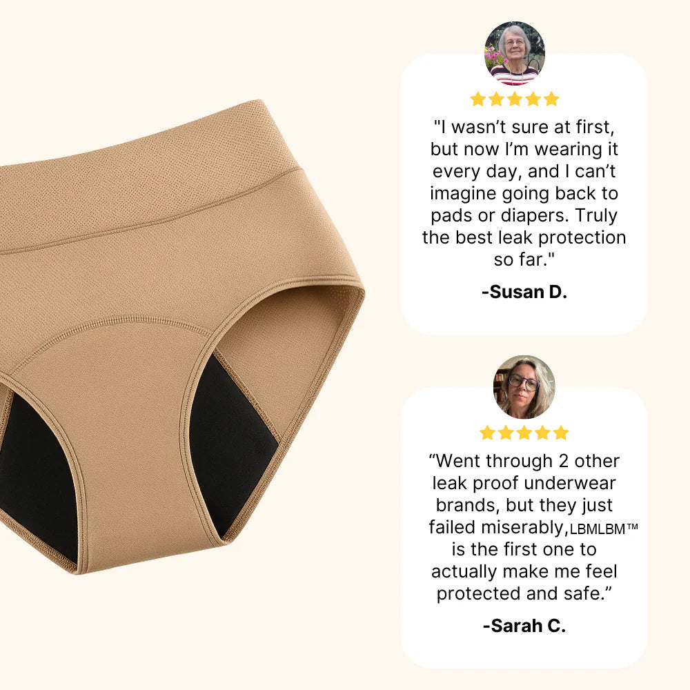 LeakShield Underwear 4er-Pack — Fühl Dich sicher, selbstbewusst und geschützt – kein Auslaufen, keine Peinlichkeiten mehr!