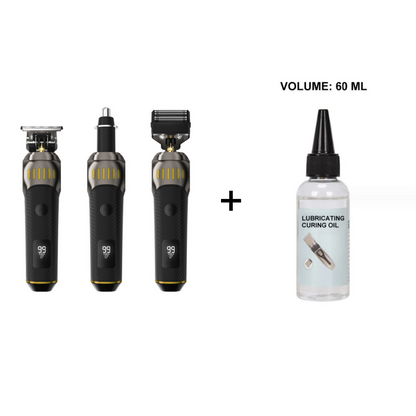 MANNOMAXX 3-in-1 Power Grooming Kit — Dominiere deinen Look mit messerscharfer Präzision und selbstbewusstem Style every day!