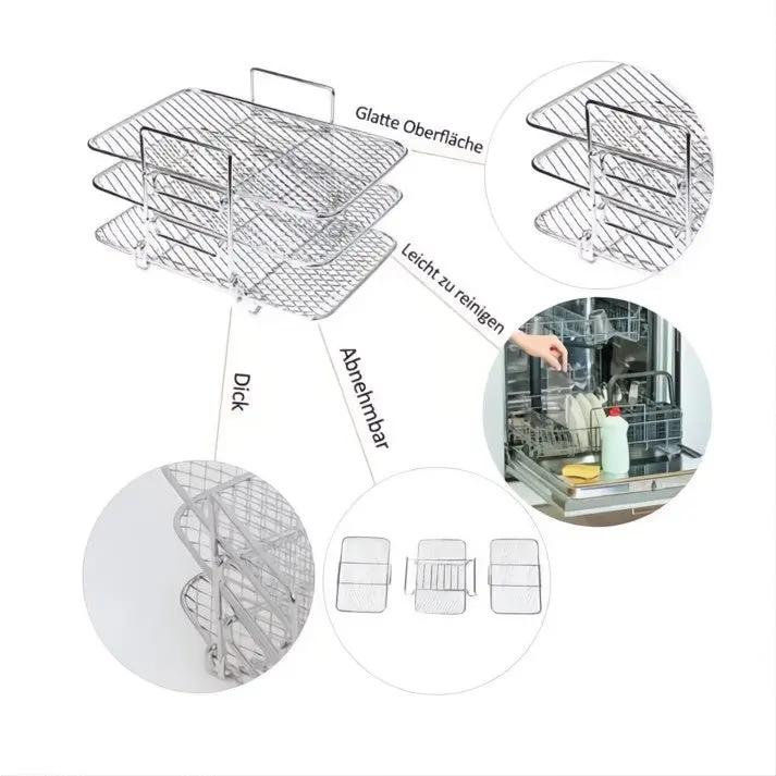 SkyGrill Pro — Dreifache Power für stressfreies Knusper-Glück ohne Wenden