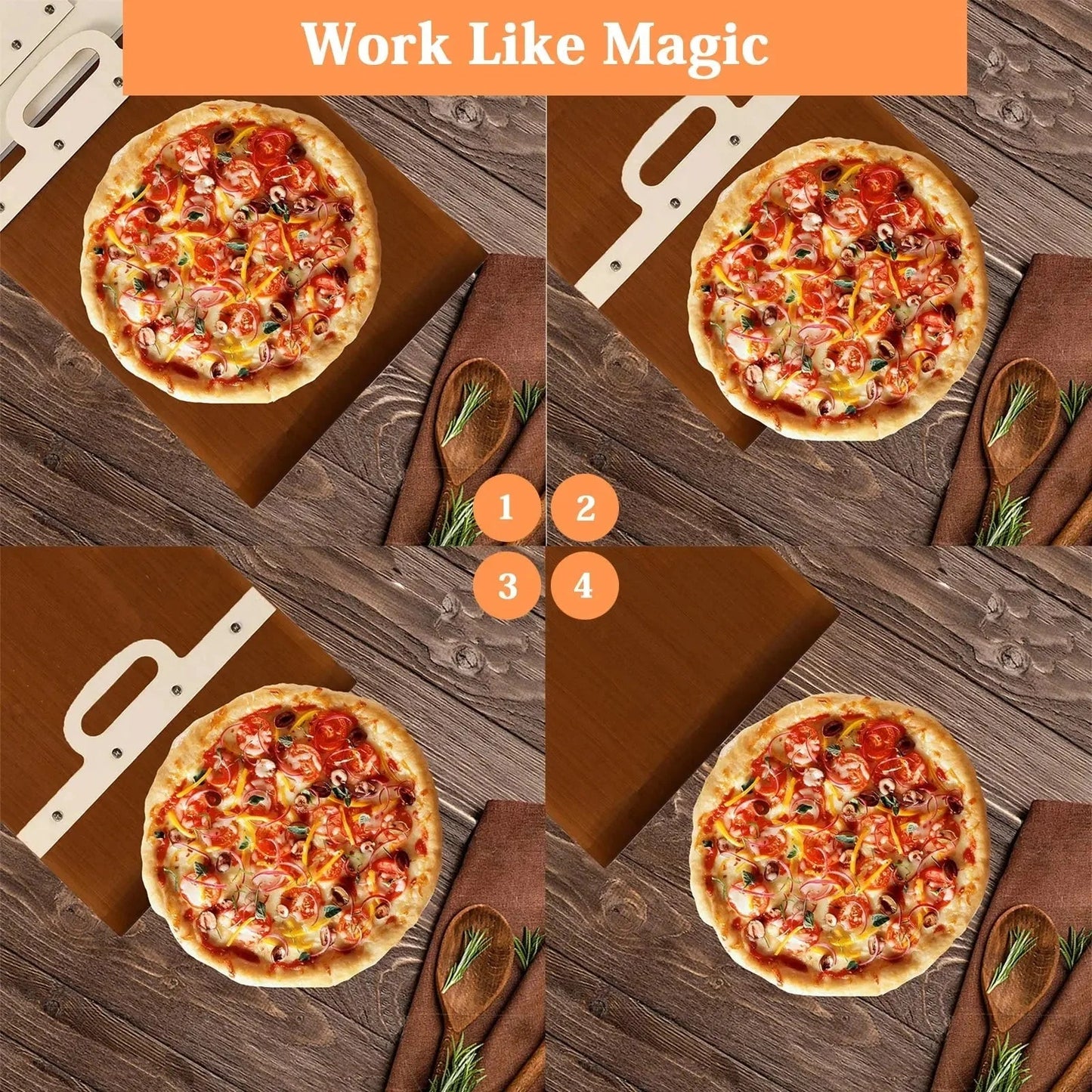 SlipN’Bake — Meistere jede Pizza mühelos wie ein Profi und begeistere mit perfekten Ergebnissen!