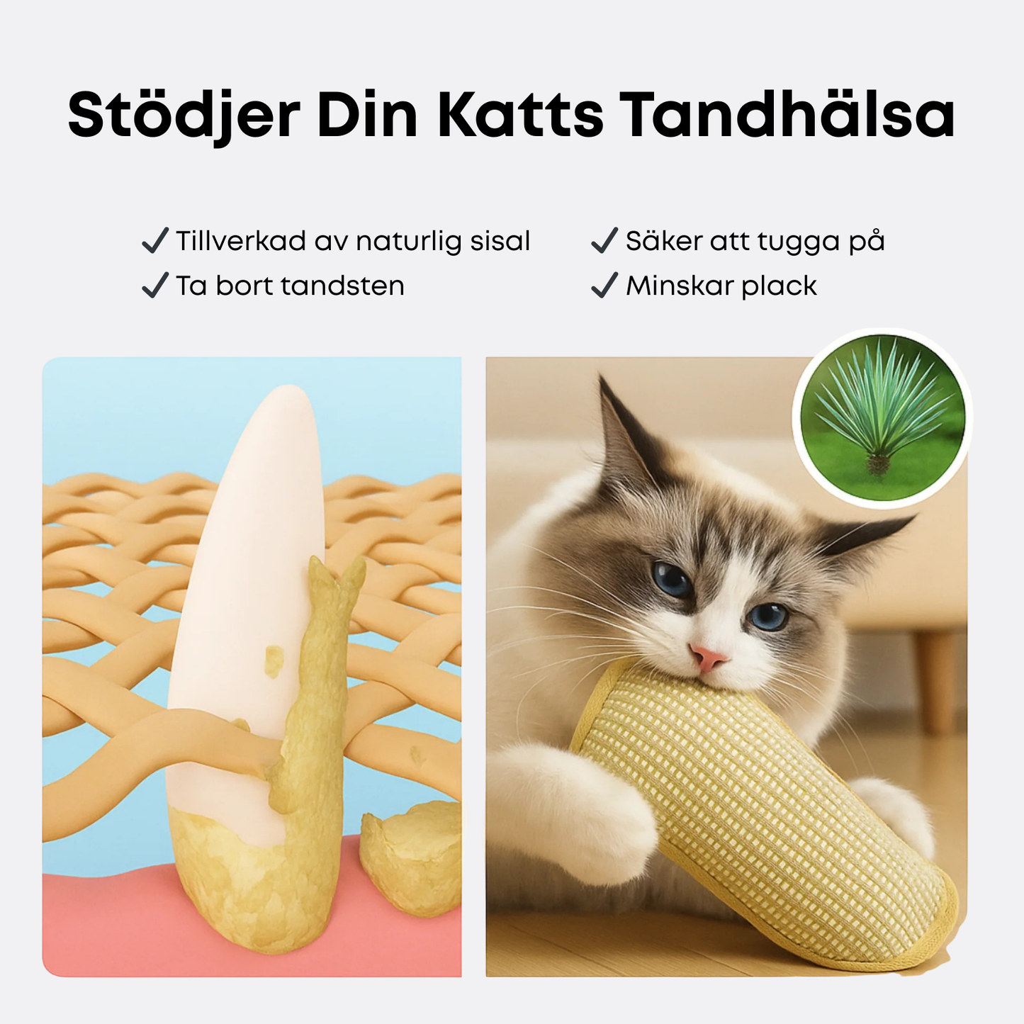 Krallex® — Entfessle das wilde Jagdfieber Deiner Katze für stundenlangen Spielspaß und gesunde Zähne