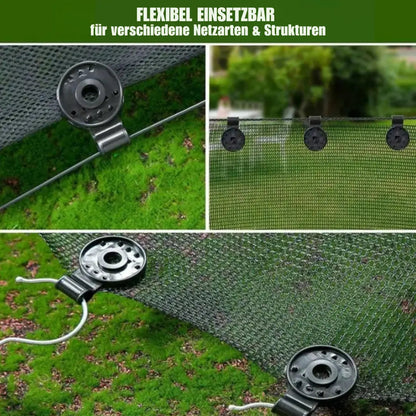 GardenGrip Pro Clips — Nie wieder wackelige Netze dank sicherem Halt bei jedem Wetter!