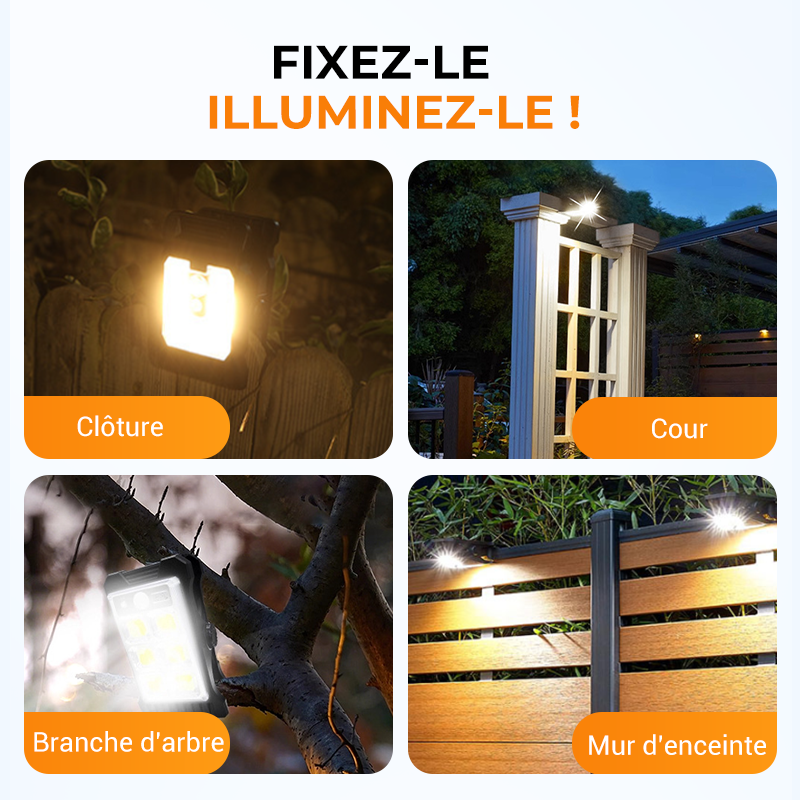 PowerStrahl Solar-Klampen-Boost — Mach dunkle Ecken zur sicheren Wohlfühloase voller Licht und Schutz!