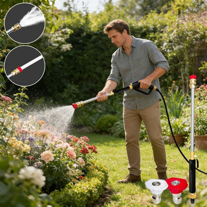 PowerBlast HydroJet — Mach deinen Gartenschlauch zur ultimativen Schmutz-Killer-Waffe für strahlenden Glanz ohne Mühe!