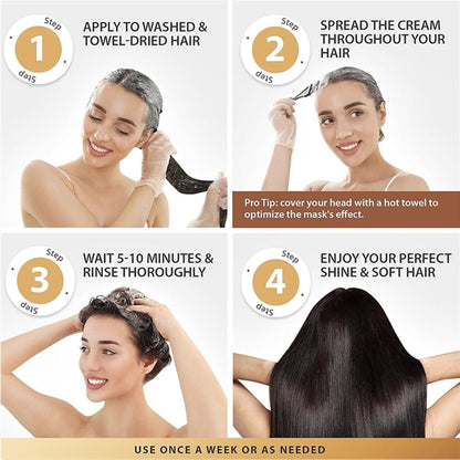 SilkSculpt — Entfessele in Sekunden seidig-glattes Haar ohne Frizz und Haarknoten