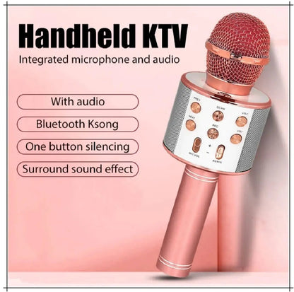 mihraaj Wireless Bluetooth Karaoke Microphone — Verwandle jeden Ort in deine persönliche Showbühne und fühl den Adrenalinkick deiner Performance!