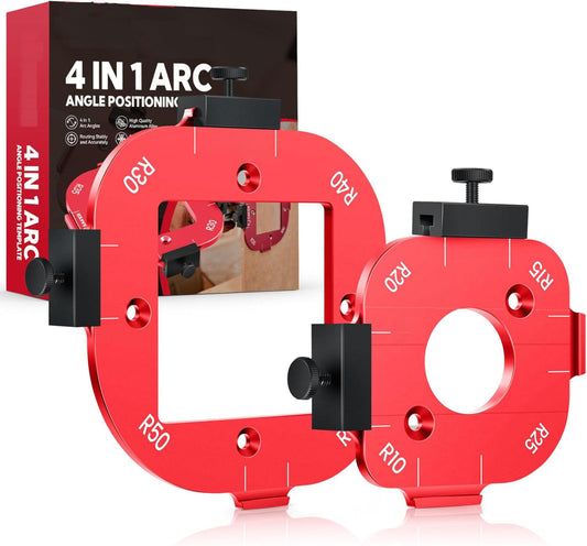 4 in 1 Arc Angle Positioning Template — Perfekte Holzkanten ohne Frust, jedes Mal treffsicher & professionell