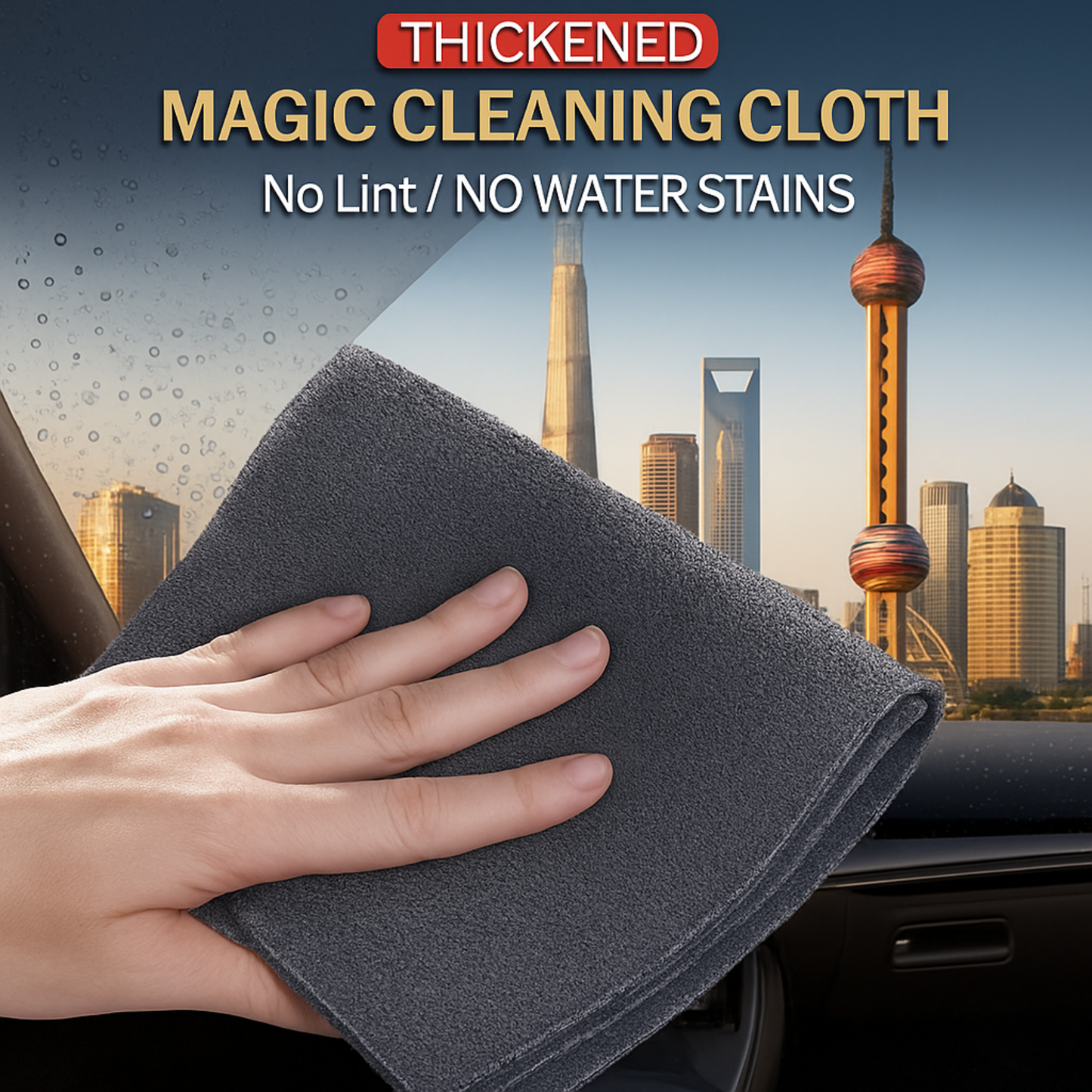 GlasGlanzPro® — Schluss mit Streifen und Frust für strahlend reine Fenster in Sekundenschnelle!