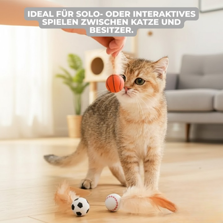 FetherSprint — Entfessle den wilden Jäger in deiner Katze mit lautlosem Spielspaß!