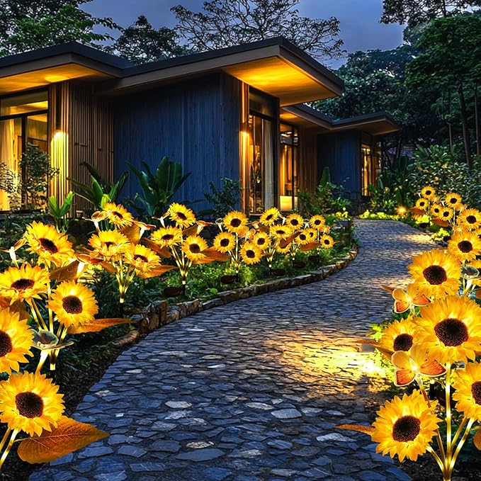LuminaFlare — Verzaubere deinen Garten mit magischem, sorgenfreiem Sonnenlicht bis spät in die Nacht!