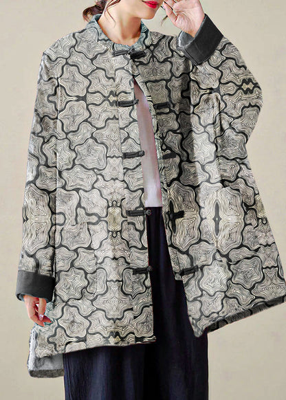 CozyGlam - Rosa Mantel mit Bio-Baumwollfüllung für ein modisches Winterstatement