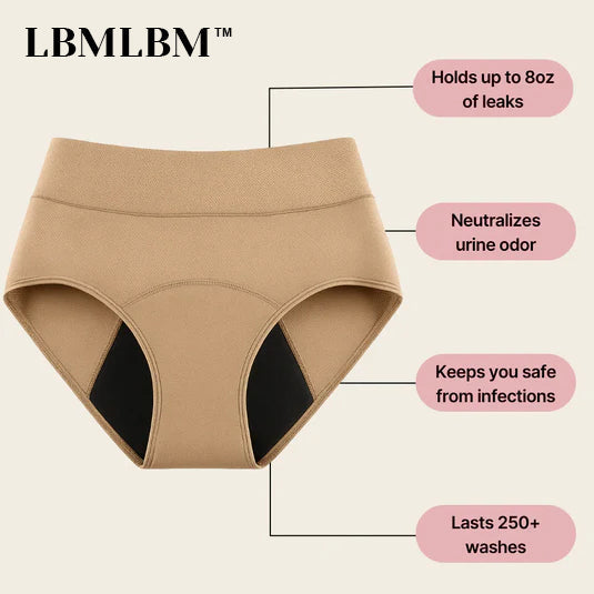 LeakShield Underwear 4er-Pack — Fühl Dich sicher, selbstbewusst und geschützt – kein Auslaufen, keine Peinlichkeiten mehr!