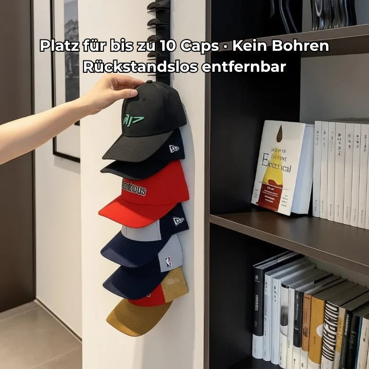 WandCapMaster — Nie mehr zerknickte Caps, immer stylisch & griffbereit!