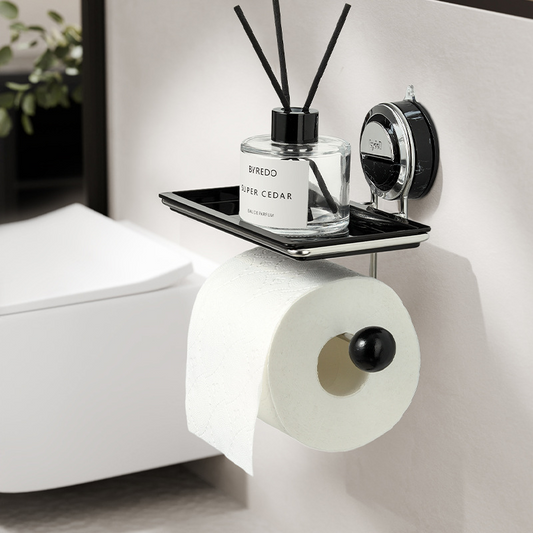 Elm Wood / Toilet Paper Holder — Schnell montiert, bombenfest & stilvoll für dein makelloses Bad!