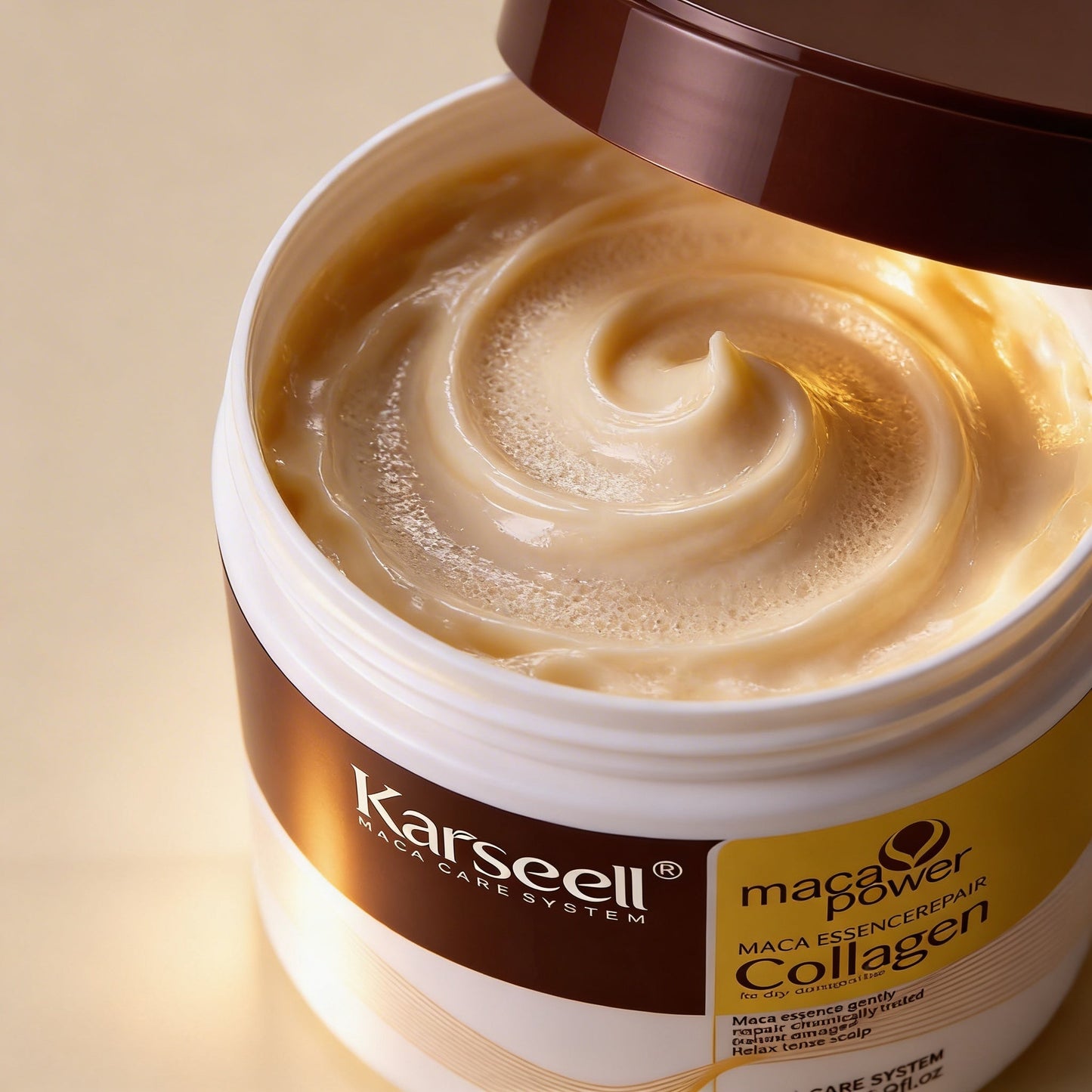 GlowRush Collagen Maske — Verwandle strohiges Haar in unwiderstehliche, seidige Schönheit in Sekunden