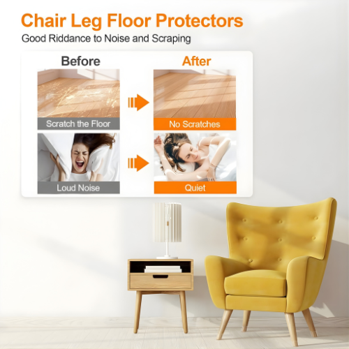 FloorGuard Pro™ — Verwandle deine Möbelbeine in unbesiegbare Bodenschoner und schütze dein Zuhause mit Stil und Leichtigkeit!