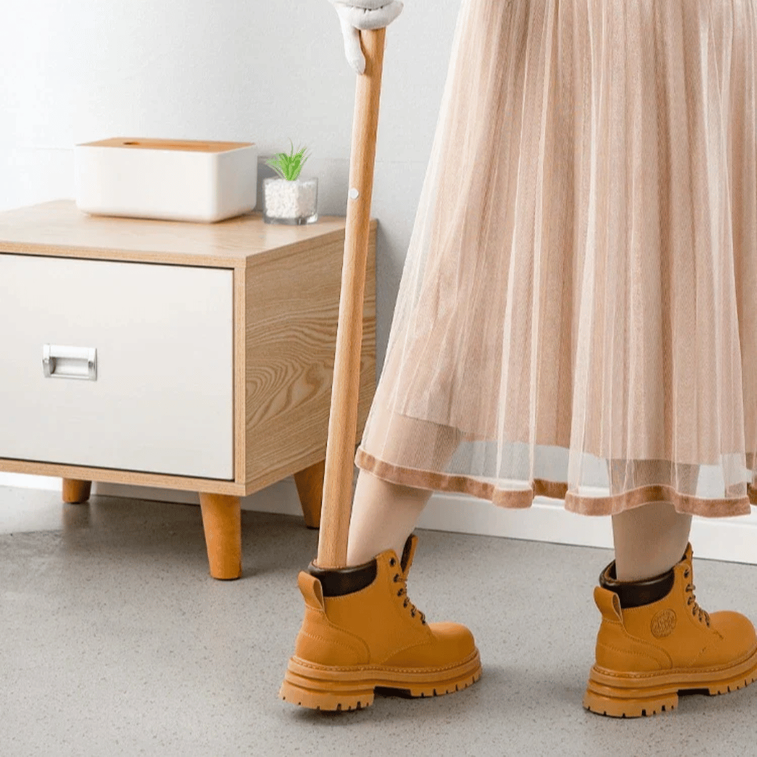 GlideMate — Nie wieder Rückenschmerzen dank mühelosem Schuhe-Anziehen