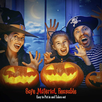 FlexiBite Vampirzähne — Verwandle dein Grusel-Lächeln in puren Horror-Appeal!