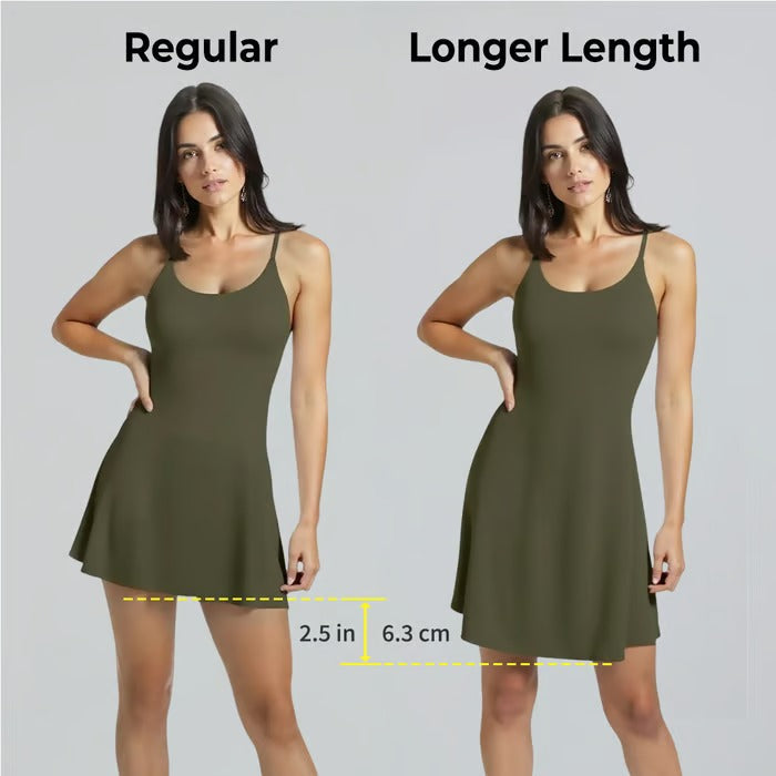 FlowFit Dress — Beweg dich frei und fühl dich sexy stark den ganzen Tag