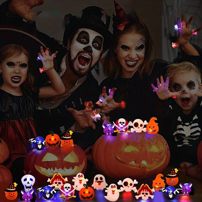 NeonXtra Shine Ring und Brosche — Mach dich zur strahlenden Halloween-Ikone, die alle bewundern wollen!