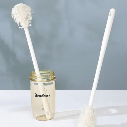 All-Angle Bottle Brush — Erlebe kristallklare Sauberkeit, die jede Flasche lebenssicher macht! (4 Stück)
