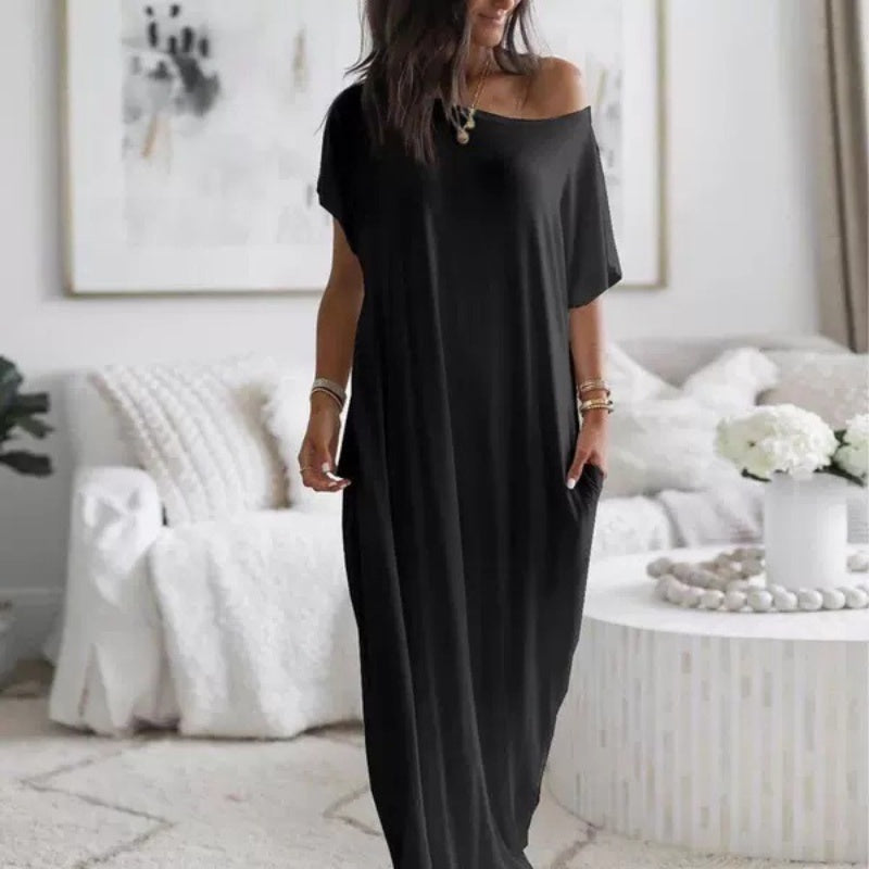 Sommerleichtes V-Ausschnitt-Kleid — Spüre den ganzen Tag kühl-frische Freiheit und stilvolle Leichtigkeit