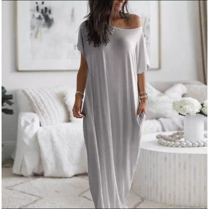 Sommerleichtes V-Ausschnitt-Kleid — Spüre den ganzen Tag kühl-frische Freiheit und stilvolle Leichtigkeit