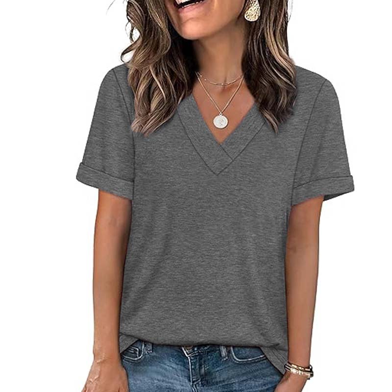 LuxVibe V-Neck Shirt — Fühl dich den ganzen Tag unwiderstehlich frisch und mühelos stylisch