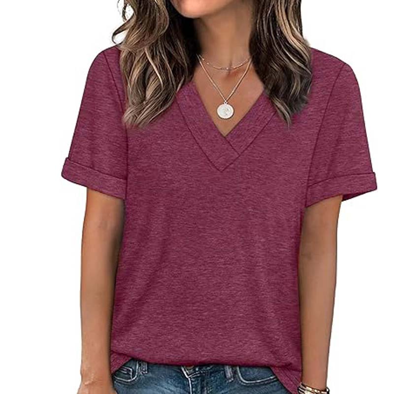LuxVibe V-Neck Shirt — Fühl dich den ganzen Tag unwiderstehlich frisch und mühelos stylisch