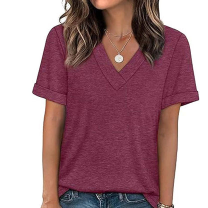LuxVibe V-Neck Shirt — Fühl dich den ganzen Tag unwiderstehlich frisch und mühelos stylisch