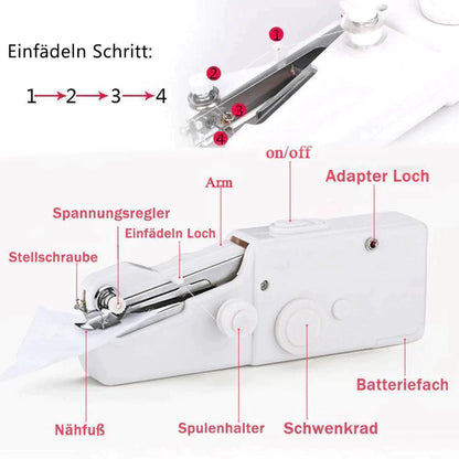 Mini-Nähmaschine - Perfekt für jeden Nähbegeisterten!