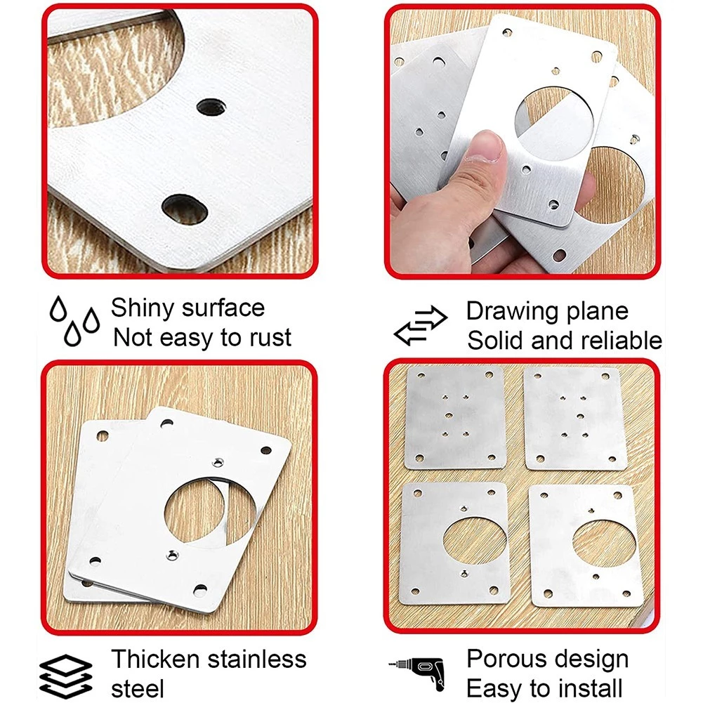 Scharnier Reparaturset - Damit reparierst du jede Tür! (4 Sets)